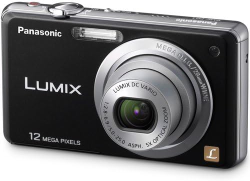 Panasonic Lumix DMC - FH1 12.1 Mp Дигитална Камера со 5x Оптичка Слика Стабилизиран Зум И 2.7-Инчен LCD