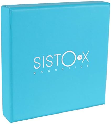 Sisto-X Тенок магнетски бакар/нараквица Елегантни линии Дизајн со хромирана завршница од Sisto-X® Health 6 магнети