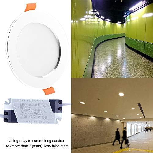 LED 5/7W сензор таванот Вграден панел Светло Сензор за движење на телото на телото AC85-265V Површинска монтажа LED светлосна тела за кујна