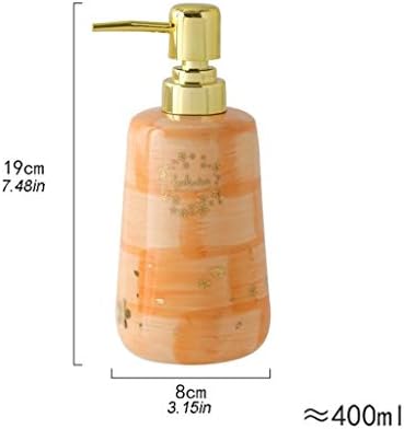 Диспензерот за лосион за шишиња со шишиња со сапун 13,5 унца керамички сапун диспензерот бања кујна лосион лосион додаток за бања -