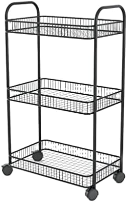 Lepsjgc количка решетка за дневна соба за складирање бања кујна подни решетки со тркала