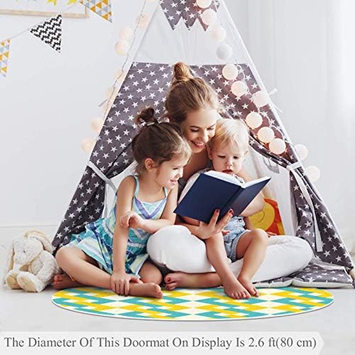 Детски теписи Племамат ползи килими за бебе, испреплетувачки апстрактни шема за дете во спална соба за игра, игра безбедна област килим 3 метри