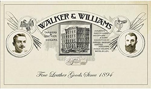 Walker & Williams AT-1-BRN темно кафеава акустична гитара жито кожена лента за лента за копче за адаптер за акустични, електрични и бас