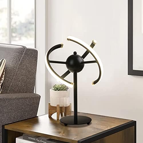 Elinkume Desk LAMP прилагодлива табела за ламба уникатна декорација во форма на глобус, креативни канцелариски ламби, модерни ламби
