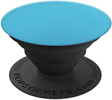 PopSockets: Склопувачки Зафат &засилувач; Стојат За Телефони И Таблети - Алуминиум Сина