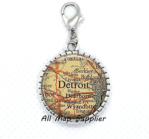 Allmapsupplier моден патент влечење, затворач на јастог од мапа во Детроит, повлекување на патент во Детроит, Детроит јастог, накит за модна