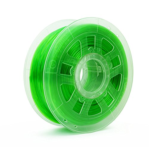 Gizmo Dorks 3mm PLA филамент 1kg / 2.2lb за 3Д печатачи, проucирна зелена боја
