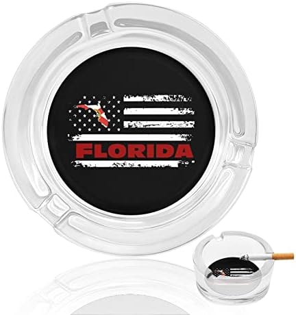 Гроздобер Флорида американско знаме стаклена фиока за пепел