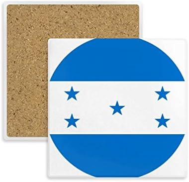 Национално Знаме На Хондурас Северноамерикански Симбол Плоштад Подножје Куп Држач За Кригла Абсорбента Камен за Пијалоци 2 парчиња Подарок