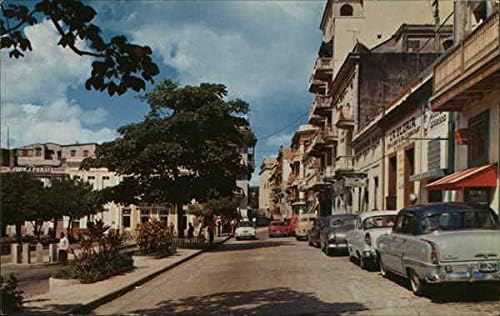 Поздрав Од Порторико Сан Хуан, Порторико Оригинална Гроздобер Разгледница 1958