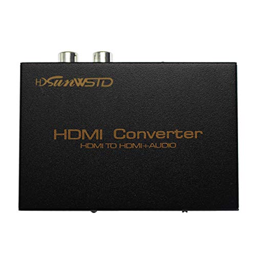 1080p HDMI Аудио Екстрактор HDMI до HDMI + Оптички TOSLINK SPDIF + Аналоген RCA L/R +3,5 mm Аудио Приклучок Стерео Аудио Видео Сплитер Конвертор