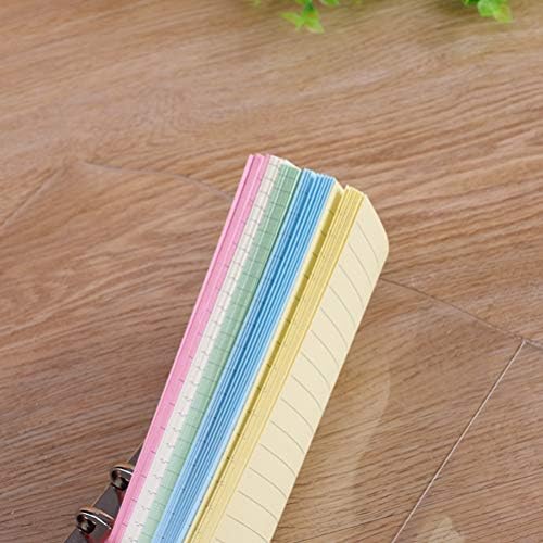 Nuobesty A5 Binder A5 Binder Journal Refill Loose Leaf Binder Haper A6 Loose Leaf Paper 50 страници лабава лист белешка за пополнување хартија