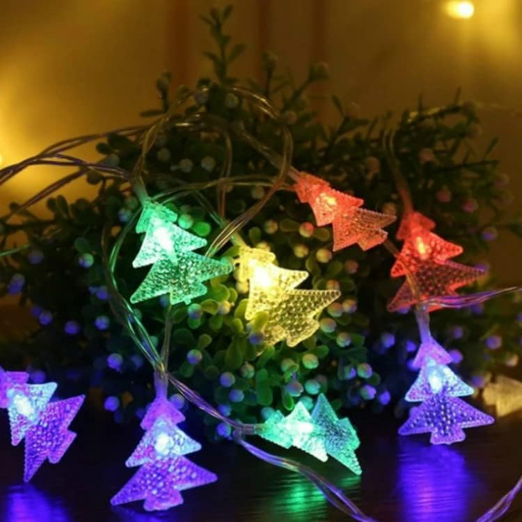 Блиско време 1,5м 10 секогаш или светкави светла за новогодишни елки декоративни зимски декоративни светла на елки за елки, жица за внатрешна
