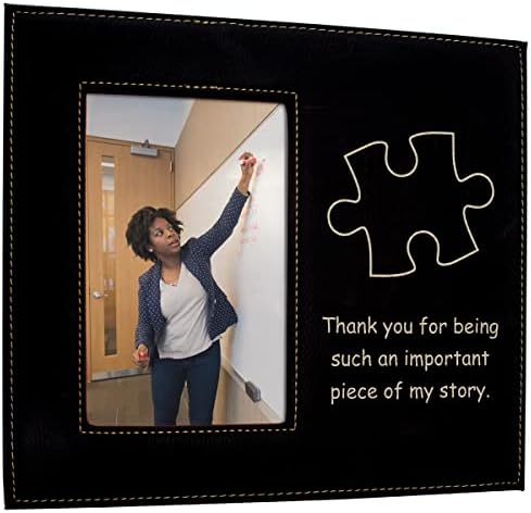 Плакемајкер Ви благодариме што бевте парче од мојата приказна црна со златна рамка за сликање на слики - ве држи 6 x 4 фотографија