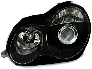 фарови тфл возачот и совозачот страна постави фарови собранието проектор предни светла црна лхд фарови компатибилен со мерцедес-бенц