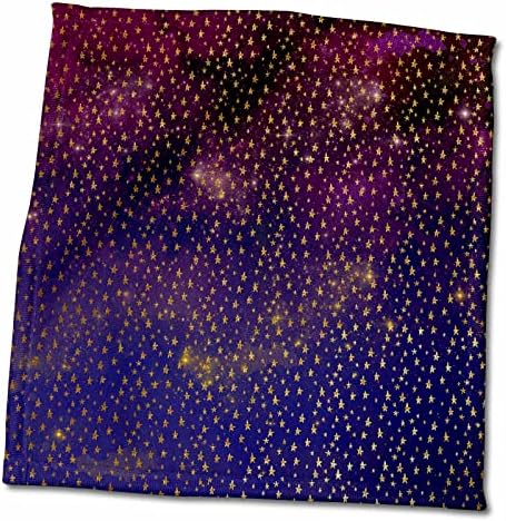 3drose прилично малку рачни насликани starsвезди на сина и виолетова акварел - крпи