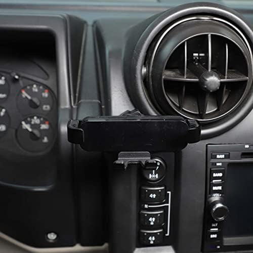 Piugilh Телефон монтирање за страната на отворот за воздухот, држачот на телефонот за автомобили се вклопува за Hummer H2 2003-2007