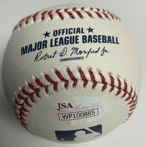 Мани Мота потпиша мајор лига Бејзбол MLB Dodgers JSA WP100885 - автограмирани бејзбол
