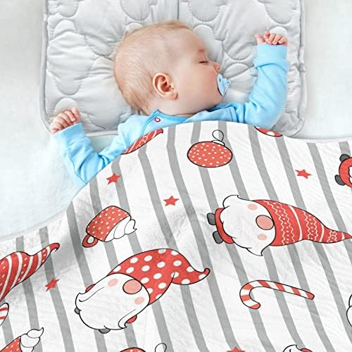 Cataku Симпатично гном Божиќно бебе ќебе за момчиња Девојче памучно дете ќебиња кревети фрли меко топло примање бебе ќебе за креветче