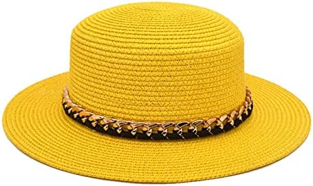 Летен ланец рамен врвен слив капа на жени на отворено за одмор на сонцето мода мода плажа врвна руно капа за жени