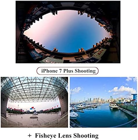 BHVXW Universal 3 во 1 Комплети за леќи за телефонски фотоапарати 210 степени леќи за очите на риба 0,6x широк агол 15x макро леќи