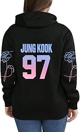 Kpop Hoodie Love Yourse Sweetshirts Suga Jimin Jungkook v Rap J-Hope Jin Jumperies џемпер