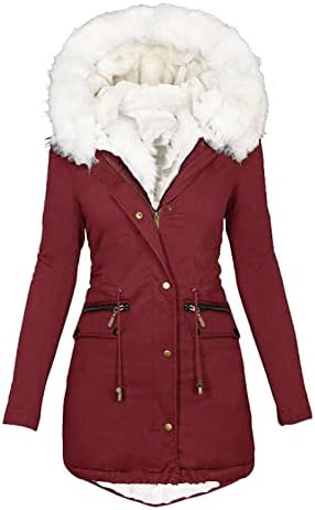 Женски качулки со палто со памук удобни памучни палта долги ракави обични патенти миди кадифен капачиња кардиган врвови на врвовите