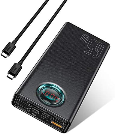 Baseus 30000mah Power Bank 65W & USB тип Ц кабел за автомобил