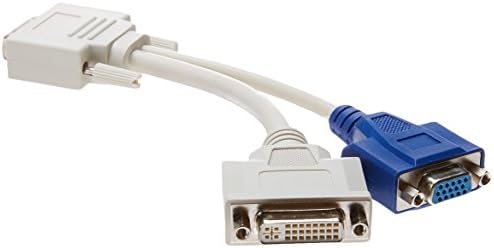 WYSE 920302-02L DVI-I Двојна врска до DVI & VGA видео адаптер Сплитер кабел VXOL/LE