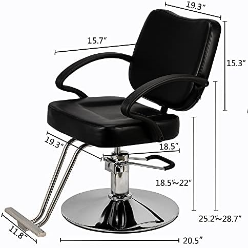 N/A салон за коса Барбер Лејди Барбер стол Фризер стол црно