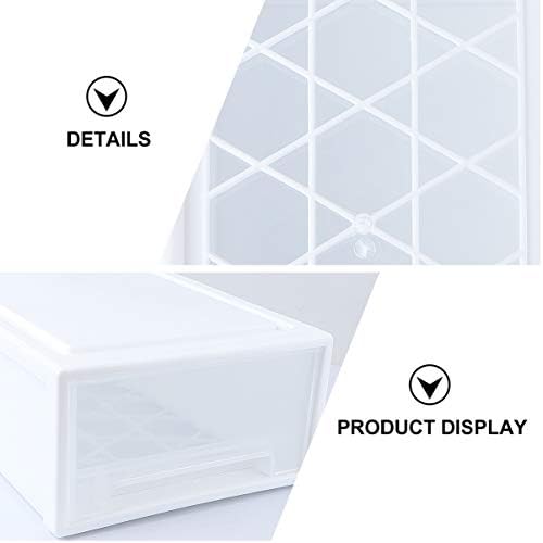 2 парчиња Пластична Кутија За Складирање Долна Облека Контејнер Фиока Стил Чување Случај