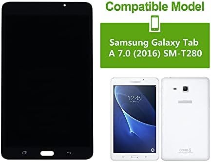 Замена на OLED замена компатибилен со Samsung Galaxy Tab A 7.0 WiFi таблет SM-T280 LCD дисплеј Дигитализатор на допир на екран на допир + алатки
