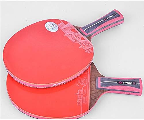 Sshhi Ping Pong Racket Set, удобна рачка, постара пинг -понг лопатка, за постари играчи, отпорни на абење/како што е прикажано/долга рачка