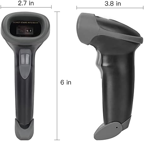 1D ласерски жичен и 1D ласерски скенер за безжичен бар -код за плаќање на екран