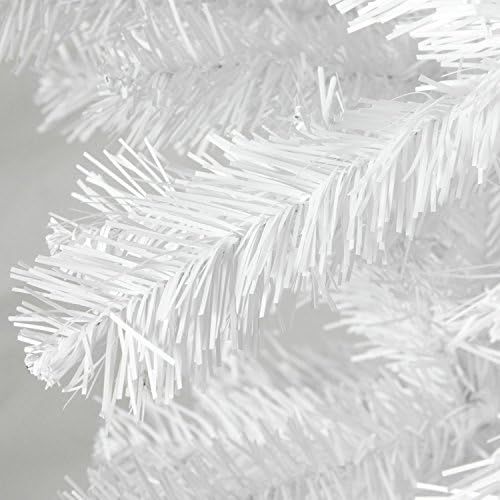 Northlight 5,5 'x 38 Бело наопаку од смрека средно вештачко новогодишно елка - Unlit