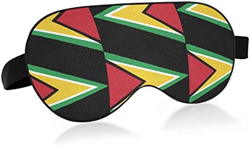 Unisex Sleep Eye Mask Guyana-Flag-Jamaica-Plaid Night Sleep