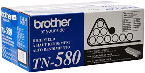 Brother® TN-580 кертриџ со црн тонер со висок принос