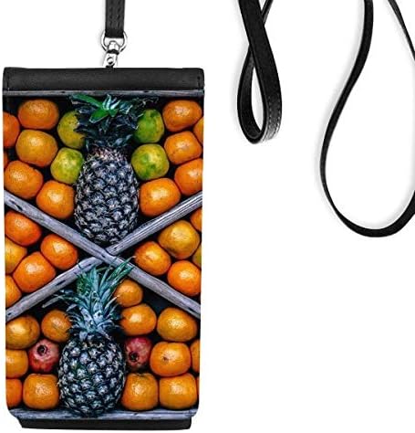Свежо овошје слика за фотографија Телефонска чанта чанта што виси мобилна торбичка црн џеб