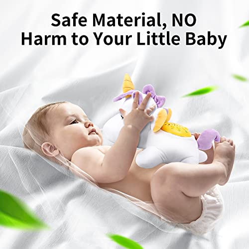 Бебе спиење со луѓе, полнето животно ноќно светло со 21 музика и 12 природни звучни ефекти, осветли бебешки играчки новороденчиња музички играчки за бебиња за новоро?