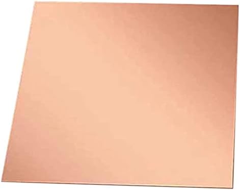 Месинг плоча бакарен лист фолија бакарен лист виолетова бакарна плоча 6 различни големини дебела 1. 5мм за, занаети, рачно изработен материјал, метална плоча метална