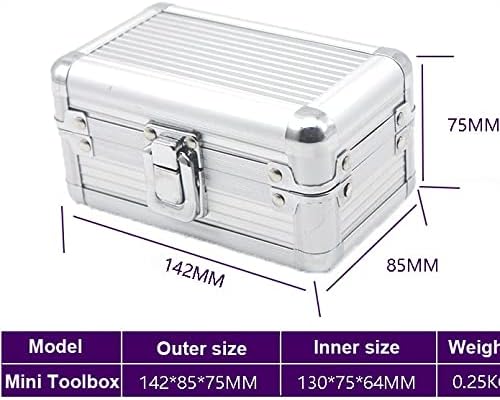 TJLSS алуминиумска легура Алуминиум куфер куфери за инструменти за опрема за датотеки со датотеки со алатки за алатки за алатки