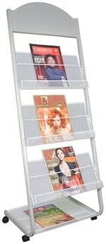 Стоечка литература списание за решетки за складирање на весници за складирање на весници за складирање на решетката за решетки за рекламни ладил