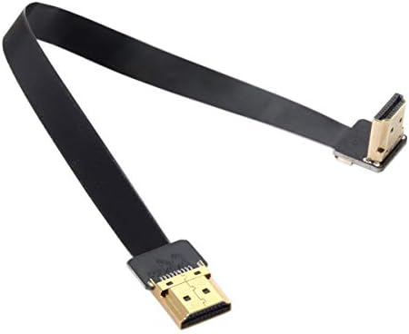 CABLECC CYFPV FPV HDMI MALE TO UP ANGLED 90D HDMI машки HDTV FPC рамен кабел за FPV HDTV мултикоптерска воздушна фотографија