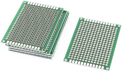 Нов LON0167 8PCS Двоен прототип за лемење на хартија Универзална PCB табла 4x6cm (8pcs doppelseitiger прототип l_tbares papier универзална