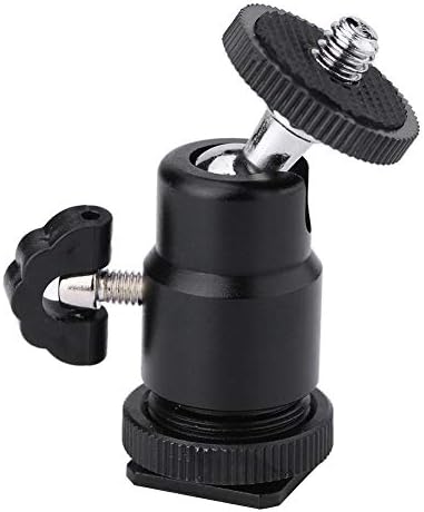 Глава на топката со статив, мини камери топка, трајни додатоци за топла чевли за фотографирање на алатка за дигитални фотоапарати