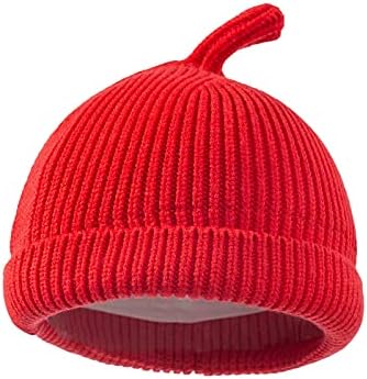 Qlazo Beanie капи за мажи деца дете бебе зимска капа, детско топло плетено дебело скијачко капаче Помпом со девојчиња за момчиња