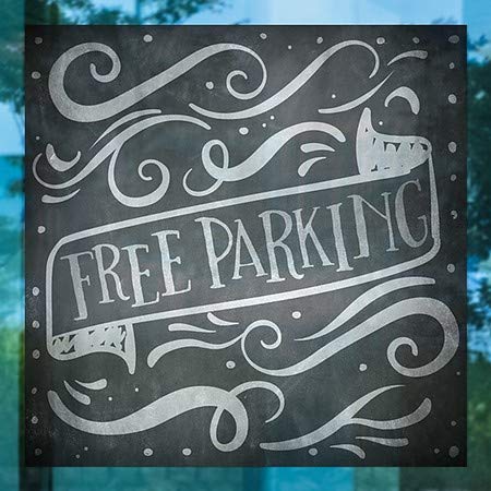 CGSignLab | Слободен Паркинг-Креда Банер Прозорец Се Држат | 8 x8