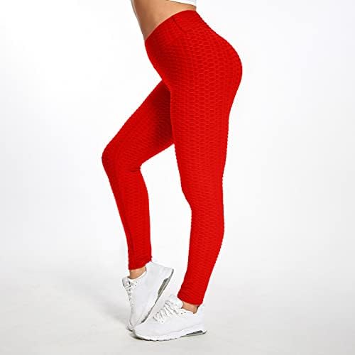 Илугу јога хеланки за жени меурчиња што трчаат половината со високи колкови за вежбање фитнес кревање јога панталони