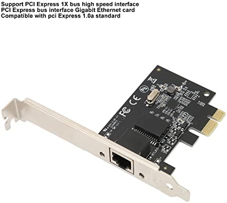 Gigabit Ethernet картичка со Sunken Gold Technology, 10Mbps 100Mbps 1000Mbps, PCIE X4, X8, X16 слотови, PCI Express 1x Поддршка за интерфејс со