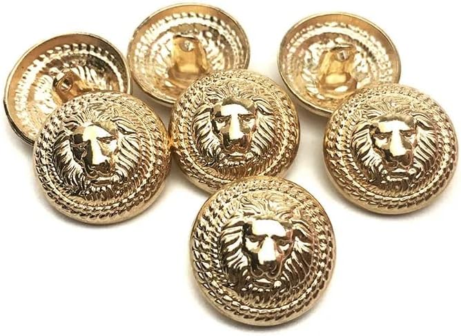 Fitouna 20 парчиња златни копчиња за блејзер, копчиња за замена на метални метални метали од 18мм, постави копчиња за замена на блејзер за мажи